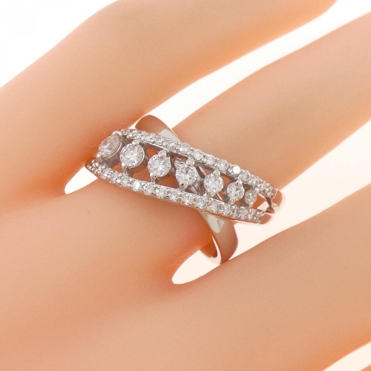 PT900 ダイヤモンド リング 0.73CT