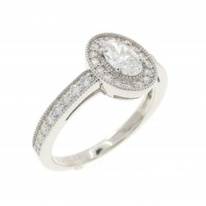 PT900 ダイヤモンド リング 0.31CT D IF オーバルカット