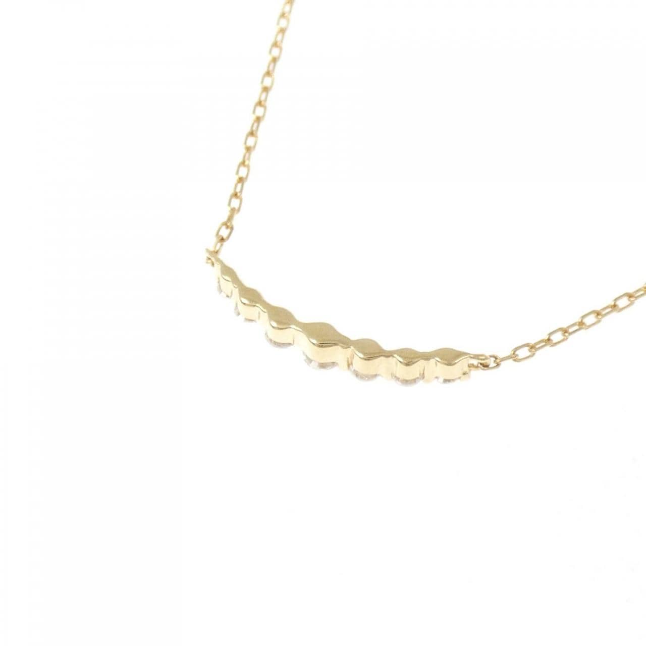 アガット ダイヤモンド ネックレス 0.1CT