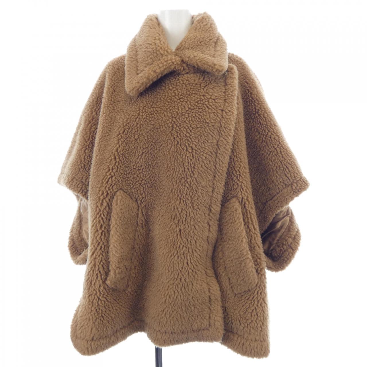 マックスマーラ Max Mara TEBE 473607 テディベア ケープ