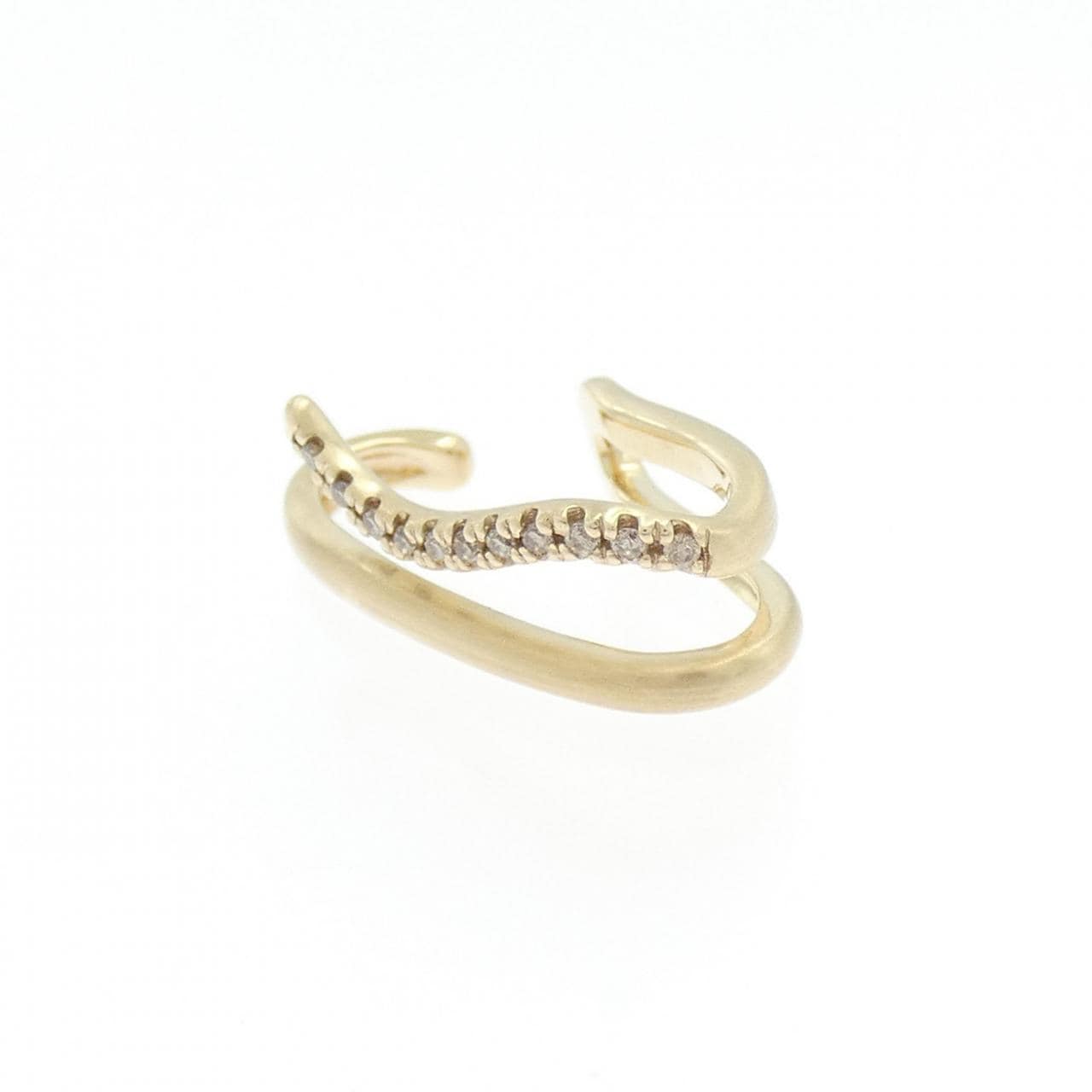 エテ ダイヤモンド イヤーカフ 0.04CT 片耳