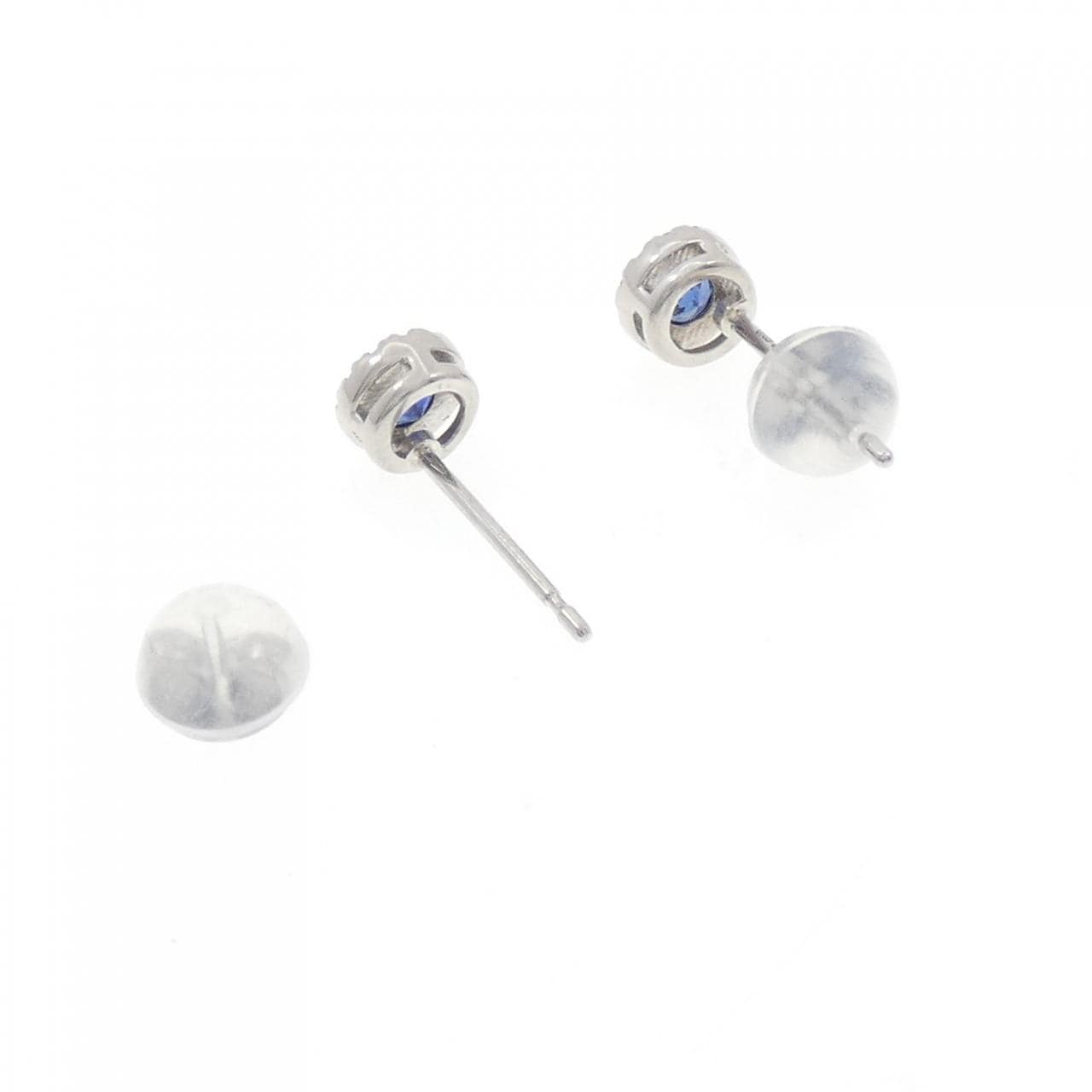 PT900 サファイヤ ピアス 0.18CT