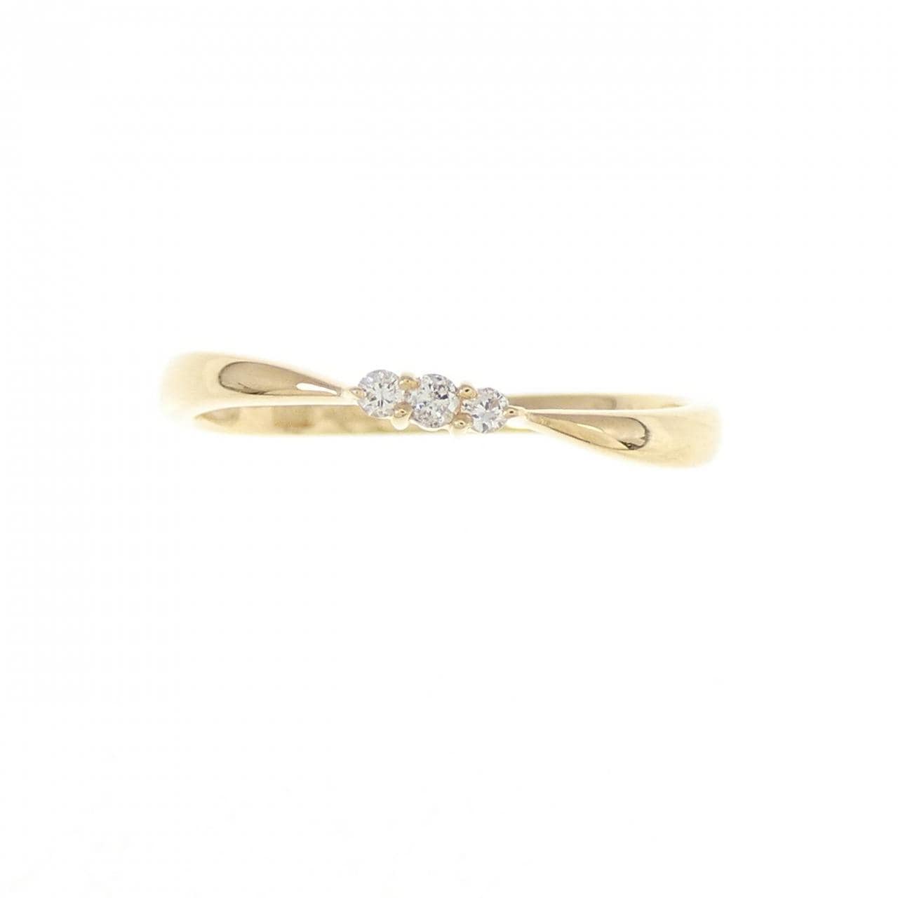 K18YG ダイヤモンド リング 0.03CT