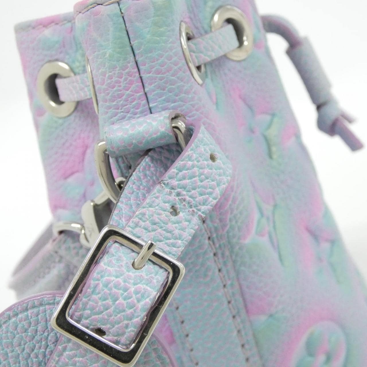 ルイヴィトン モノグラム アンプラント(サマー スターダスト) ナノ ノエ M81626 ショルダーバッグ