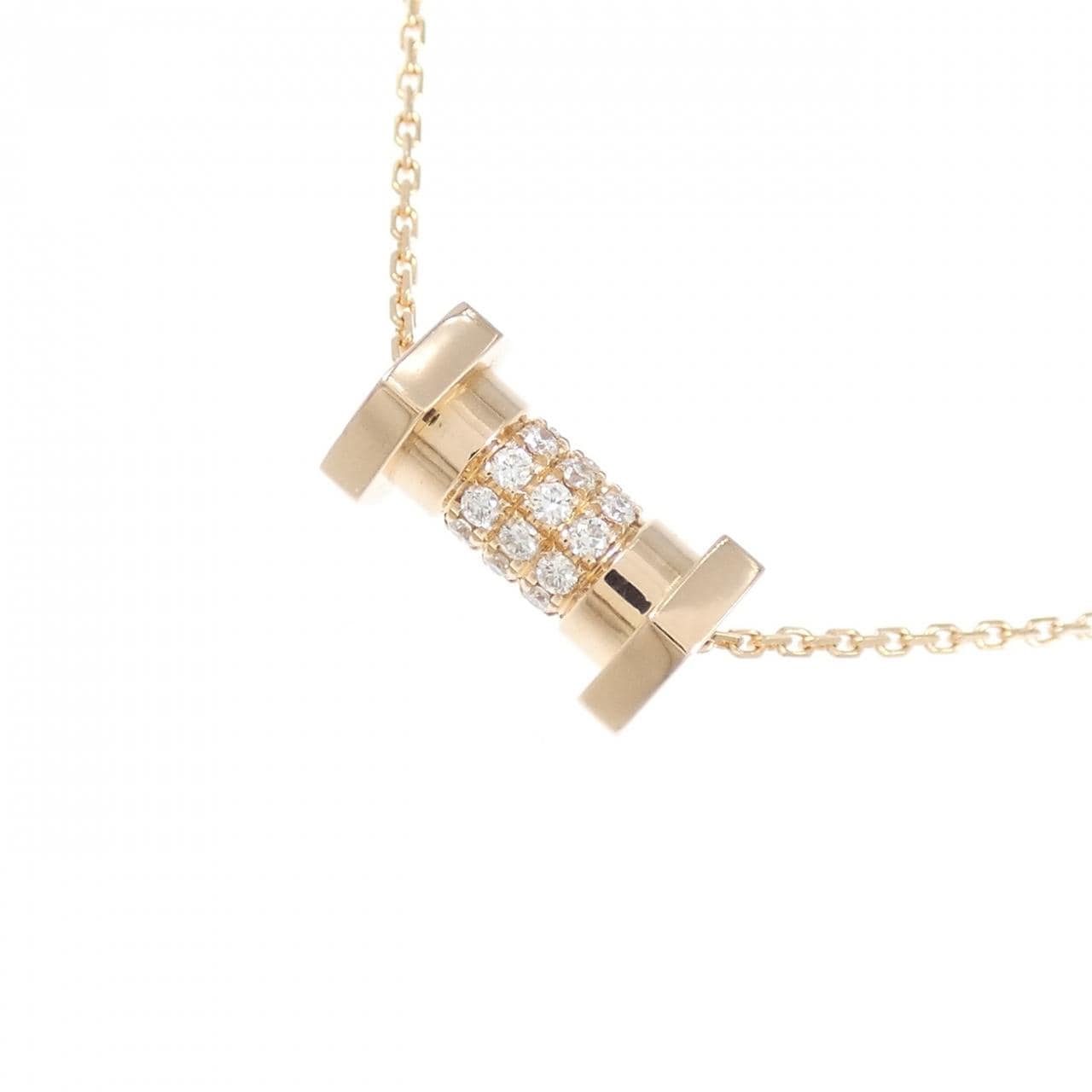 750PG ダイヤモンド ネックレス 0.17CT