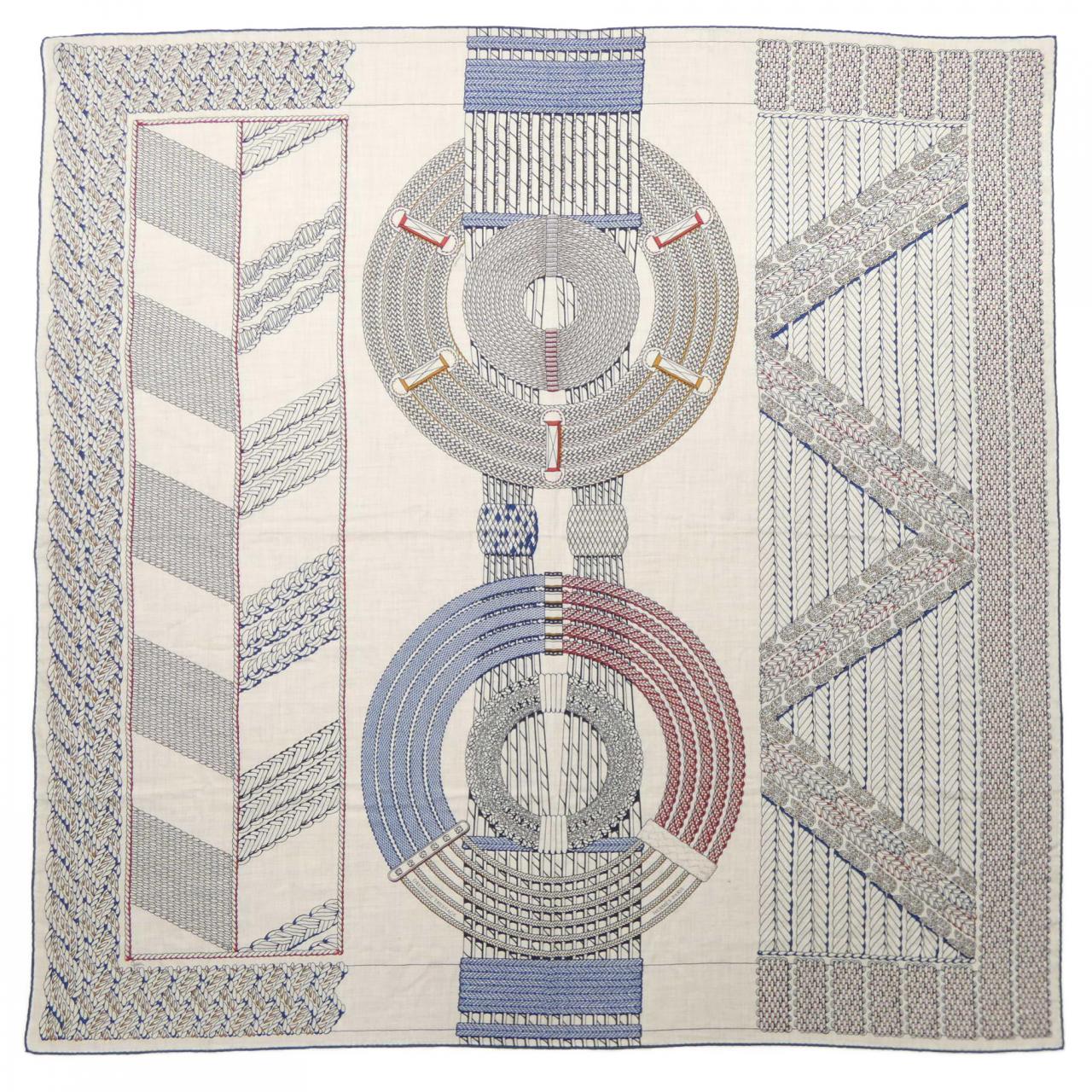 エルメス HERMES DRESSAGE TRESSAGE H243974S カレジェアン140 ショール