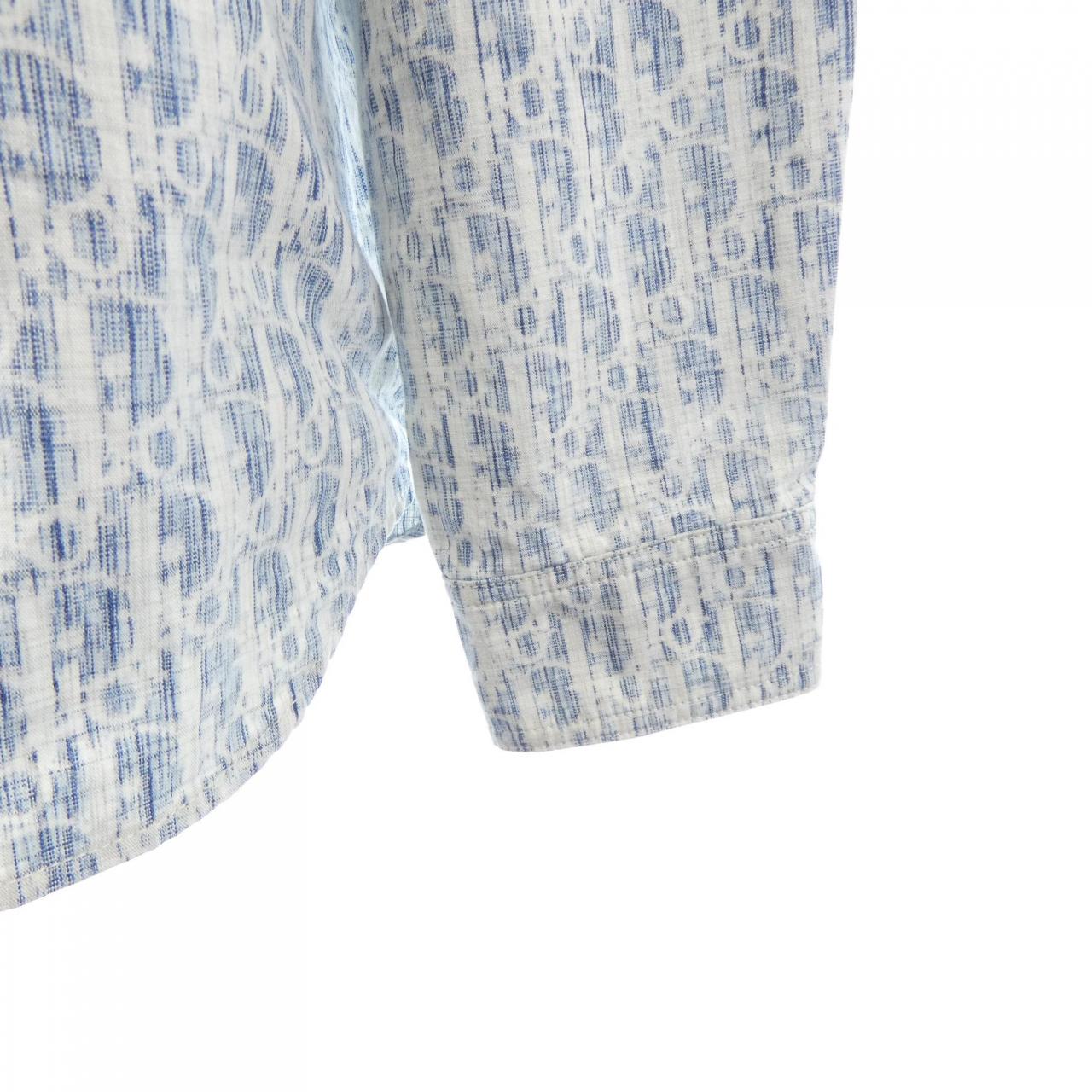 ディオール DIOR DIOR ESSENTIALS オブリークカスリコットンデニム 013D585BY989 シャツ