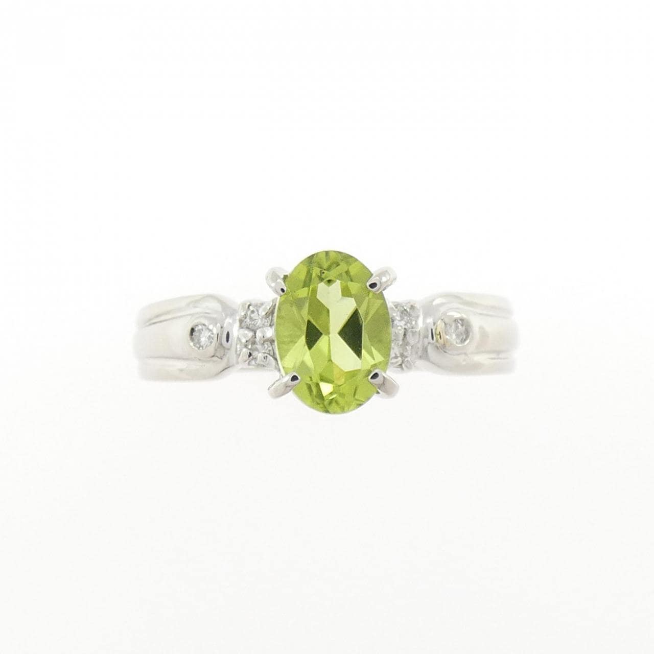 PT900 ペリドット リング 0.92CT