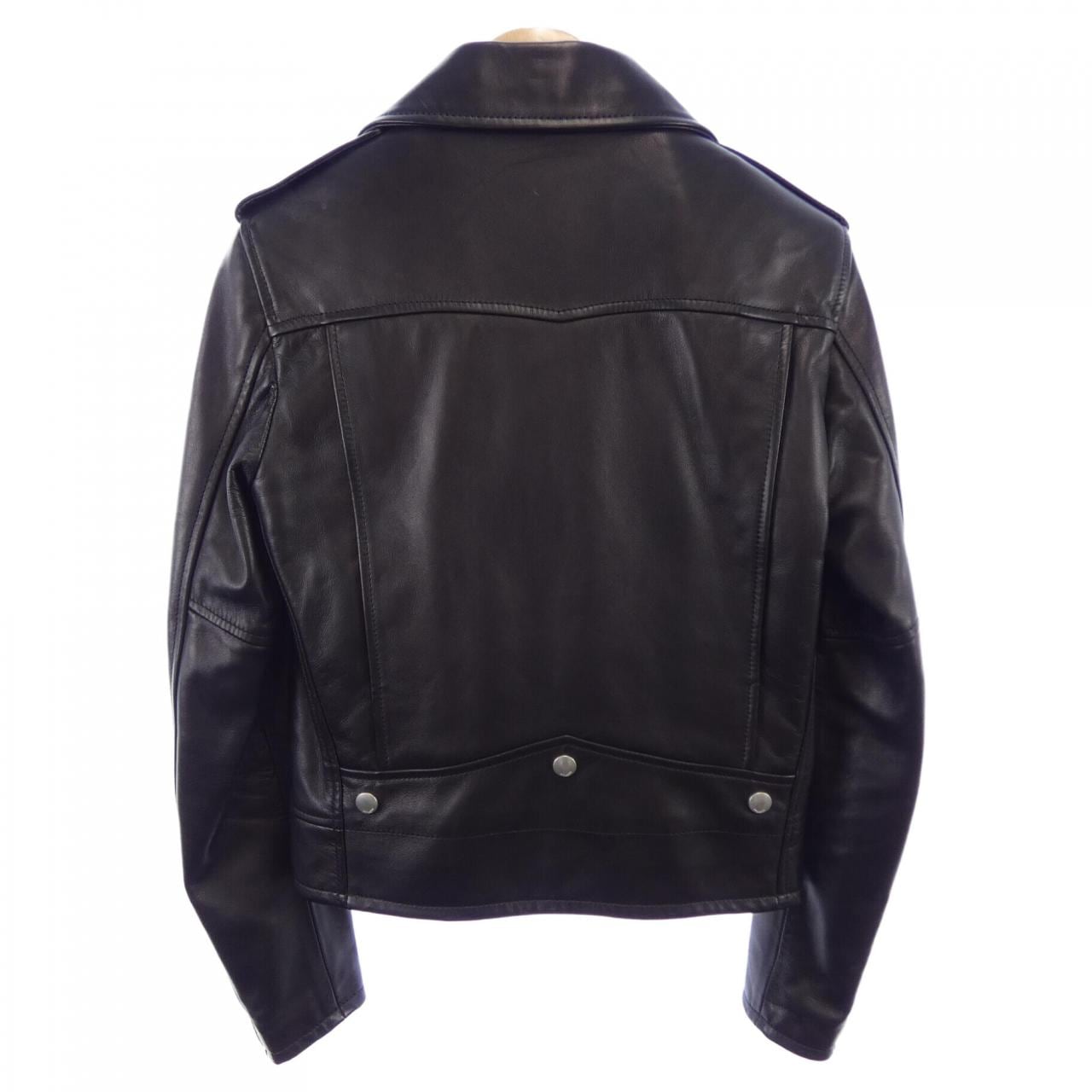 サンローラン SAINT LAURENT クラシックモーターサイクル 397287 Y5YA2 レザーライダースジャケット