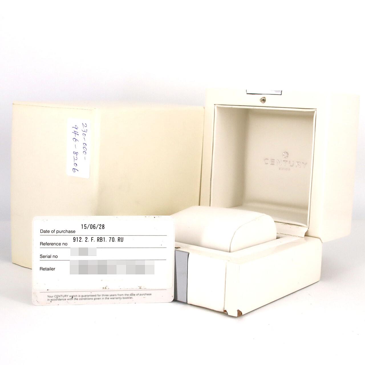 【ノーメンテナンス還元価格】センチュリー スカラ PG･8P 912.2.F.RB1.70.RU PG･RG クォーツ