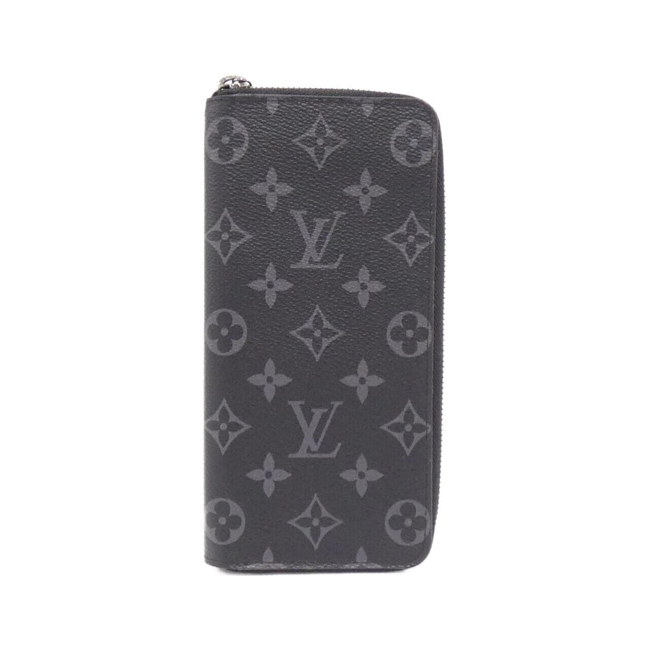 LOUIS VUITTON Monogram Eclipse拉链錢包竖版M62295 錢包