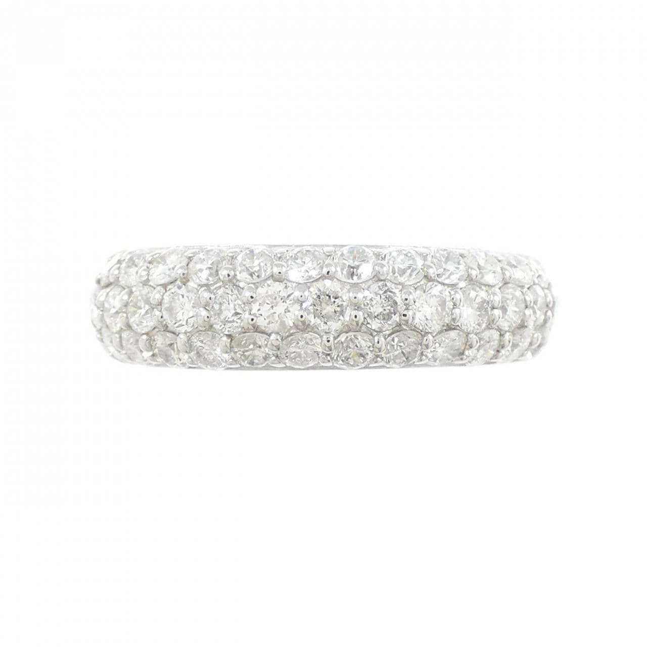 PT900 パヴェ ダイヤモンド リング 1.00CT