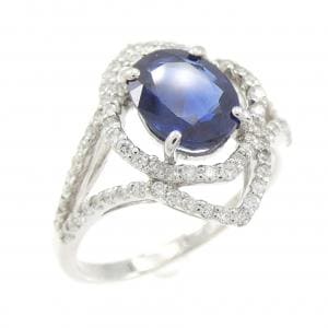 PT サファイヤ リング 1.58CT