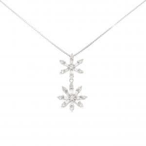 K18WG ダイヤモンド ネックレス 0.70CT