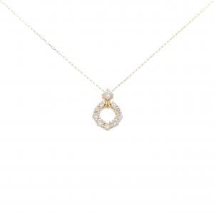 【新品】K18YG ダイヤモンド ネックレス 0.20CT