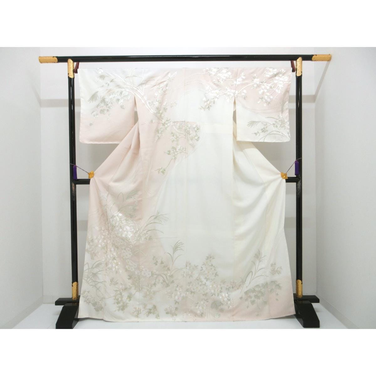 【新品】訪問着　刺繍加工