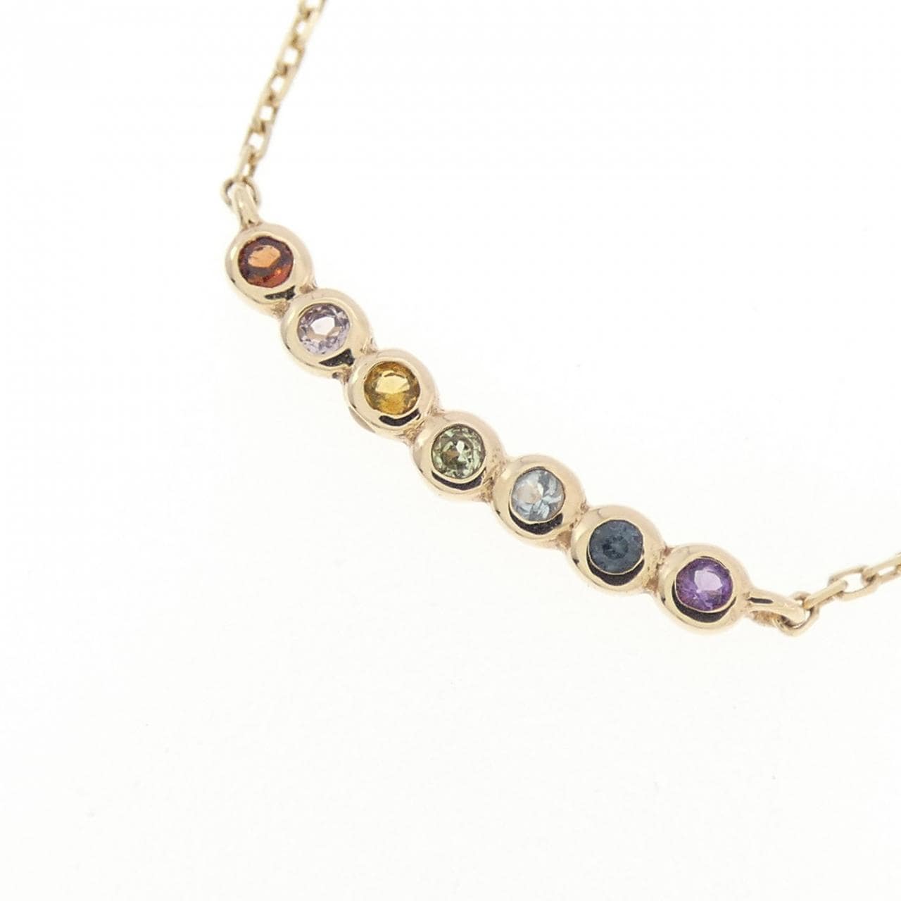 エテ カラーストーン ネックレス