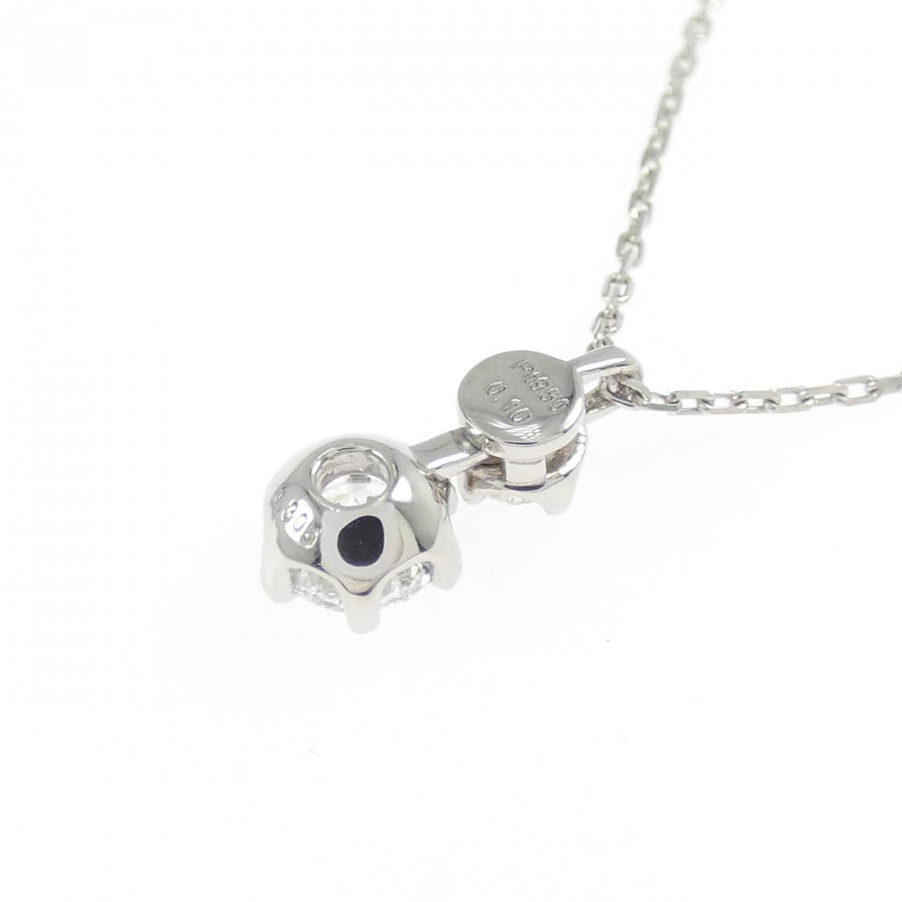 PT950/PT850 ダイヤモンド ネックレス 0.305CT D VVS1 3EXT H&C