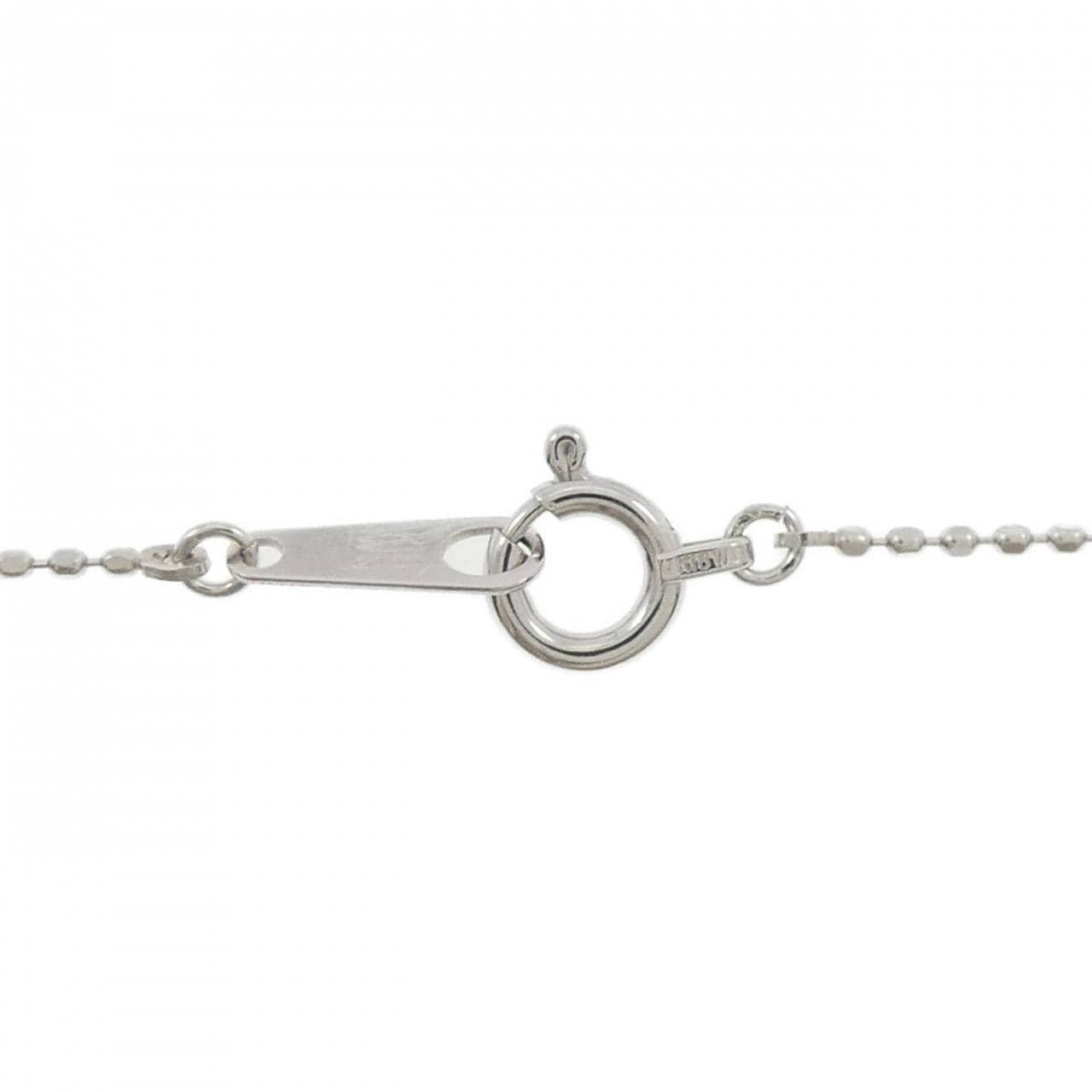 K18WG ダイヤモンド ネックレス 0.70CT