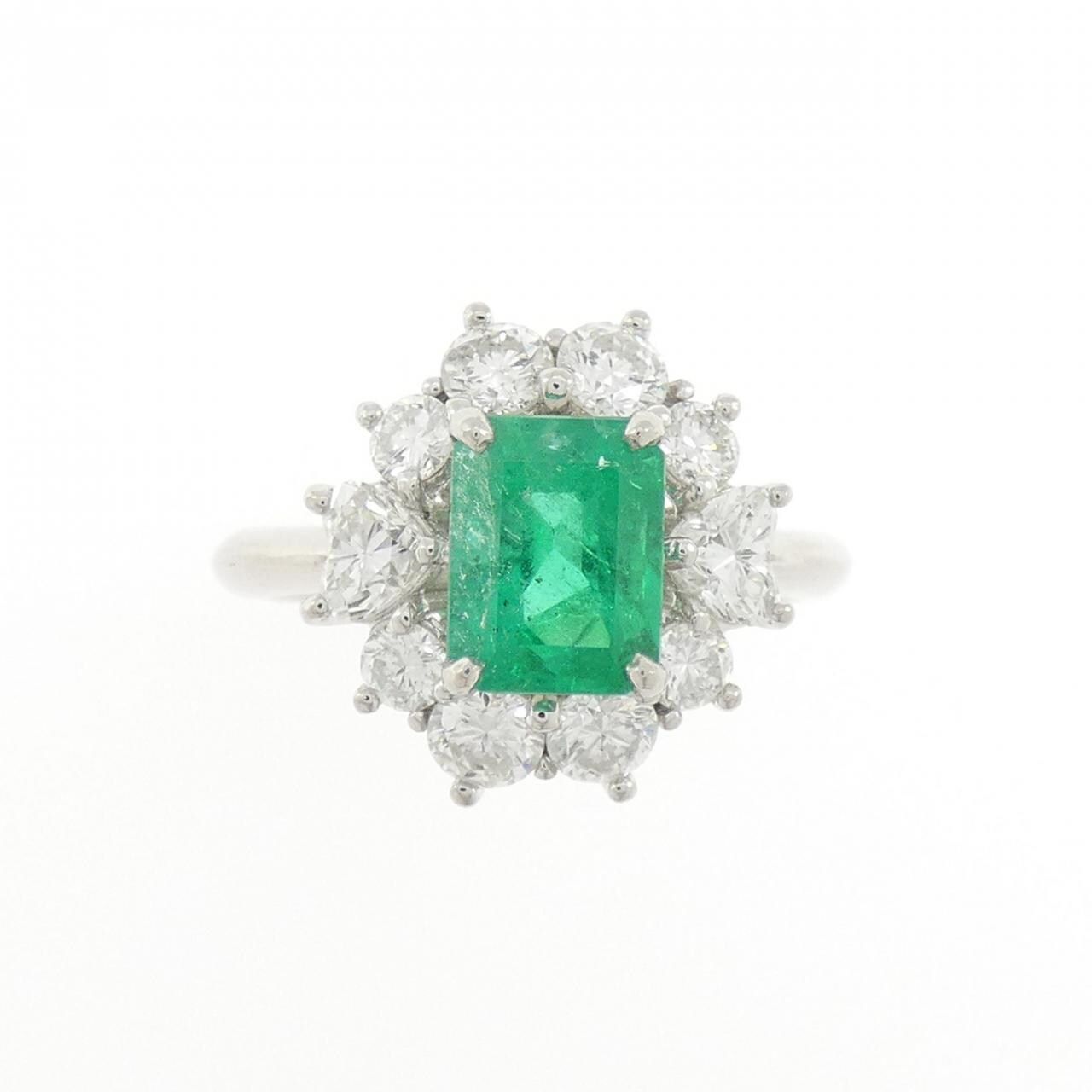 PT900 エメラルド リング 1.351CT