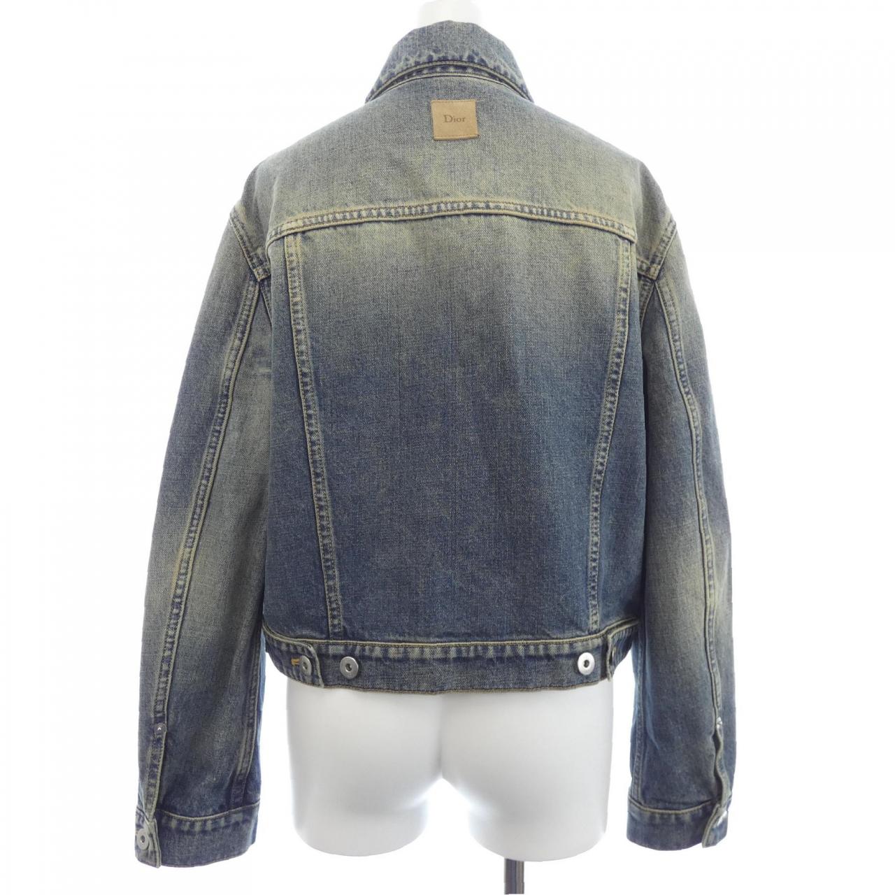 クリスチャンディオール CHRISTIAN DIOR DIOR MeDAILLON クロップド ジャケット 622V83N3215 デニムジャケット
