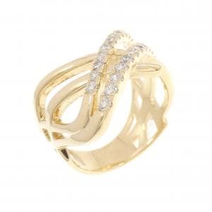 K18YG ダイヤモンド リング 0.50CT