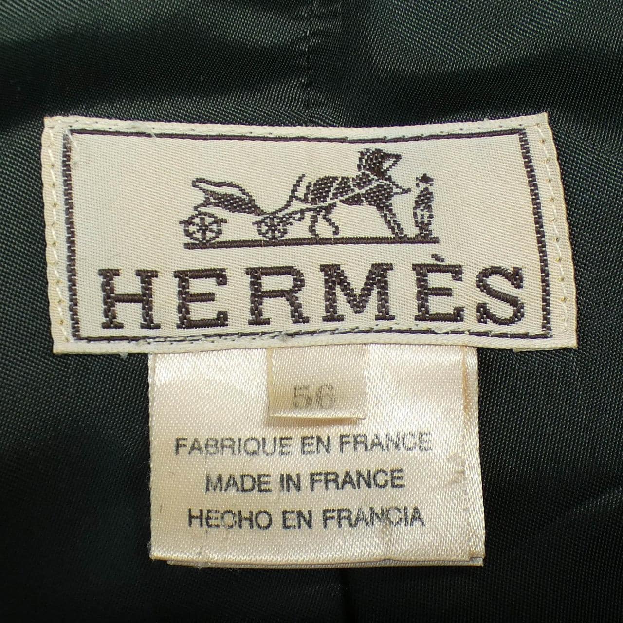 [vintage] HERMES粗呢大衣