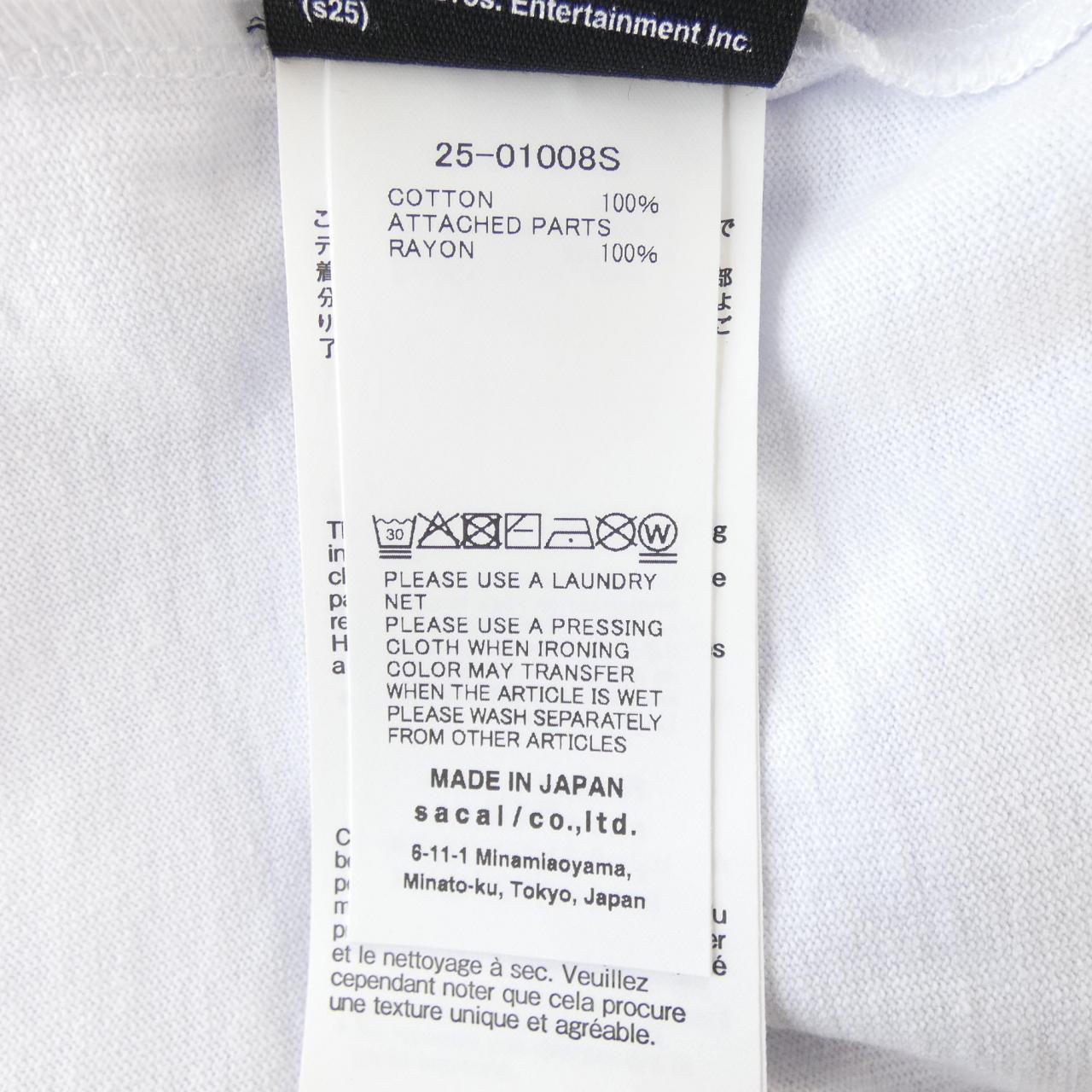 サカイ SACAI WHERE THE WILD THINGS ARE 25-01008S UNISEX Tシャツ