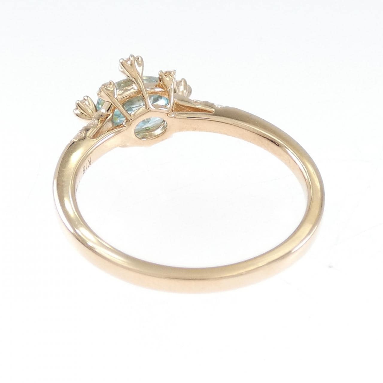 K18PG ジルコン リング 1.43CT