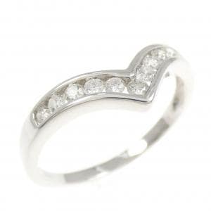 K18WG ダイヤモンド リング 0.25CT