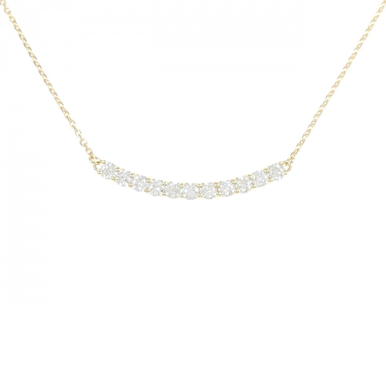 【新品】K18YG ダイヤモンド ネックレス 0.700CT