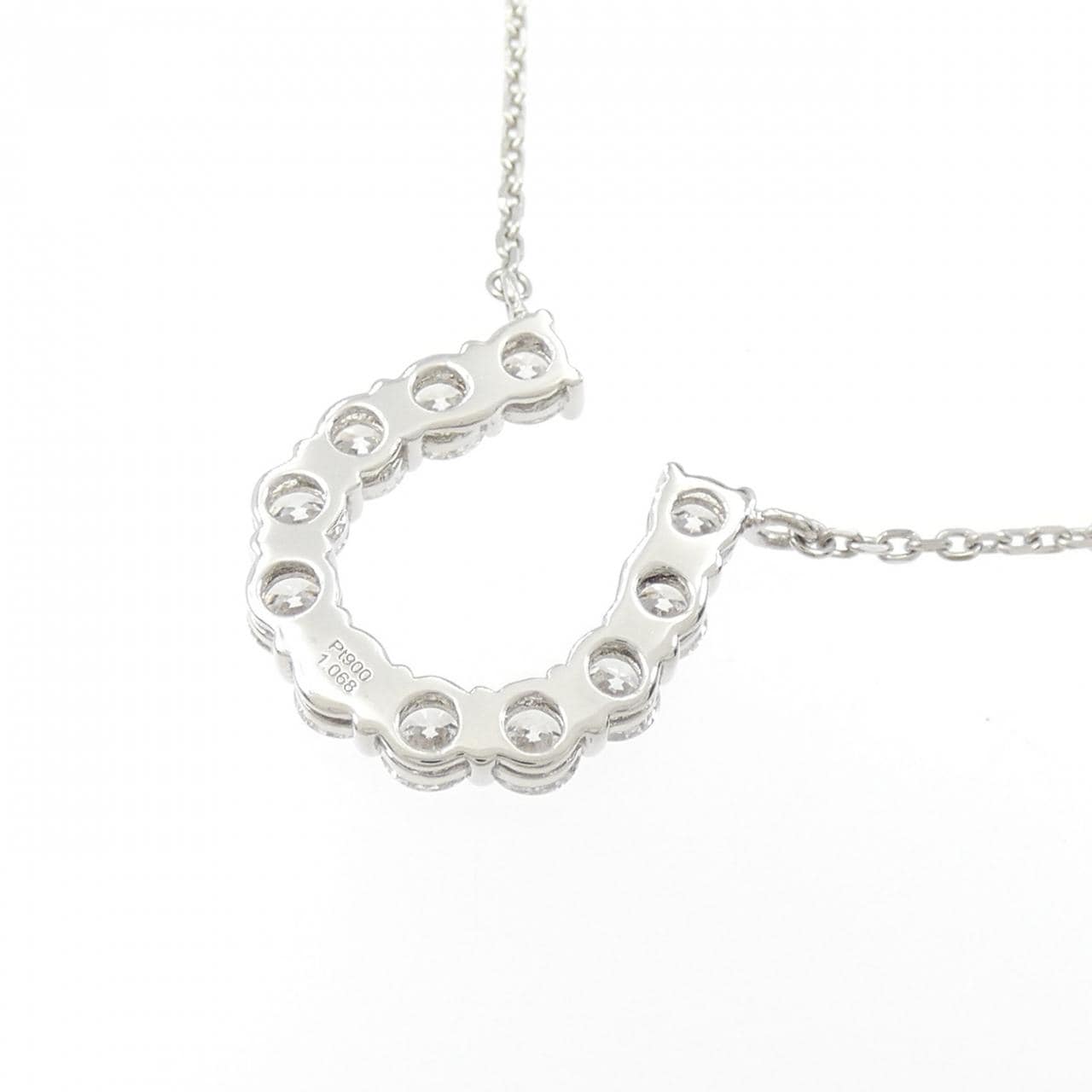 【新品】PT900/PT850 ダイヤモンド ネックレス 1.068CT E VS2-SI1 EXT