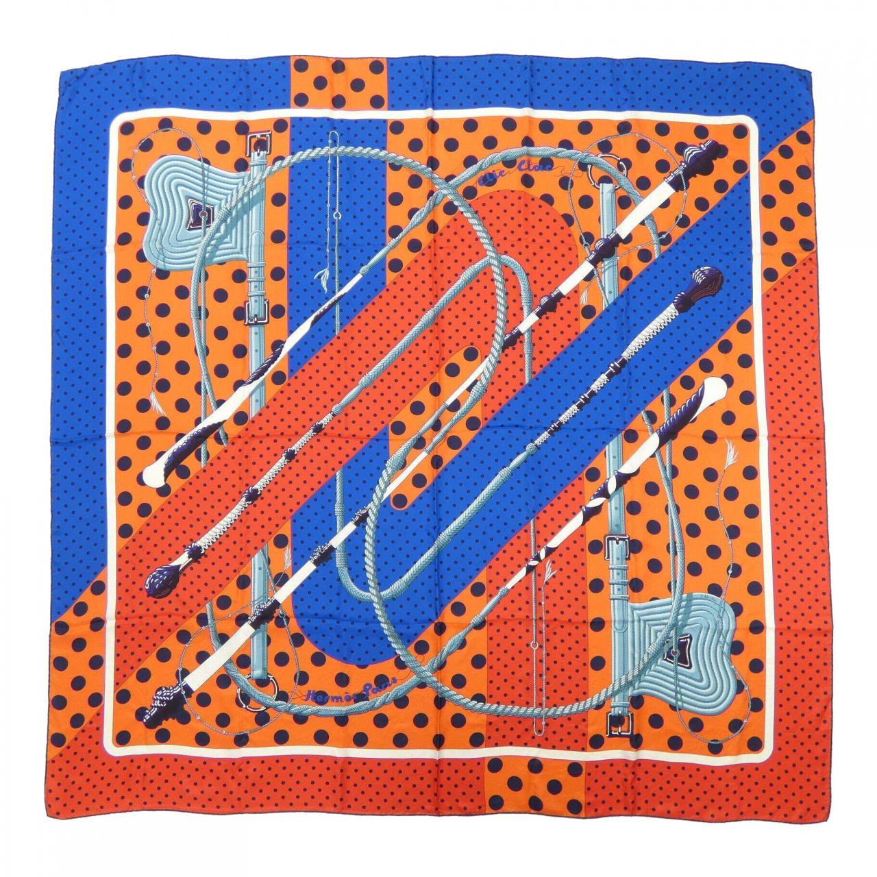 エルメス HERMES CLIC CLAC A POIS H432676S カレジェアン140 ショール