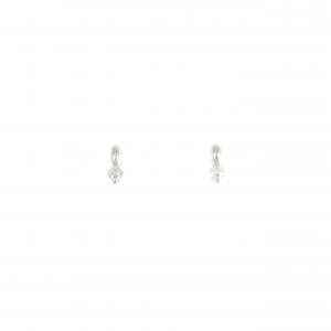 PT900 ダイヤモンド ピアス 0.10CT