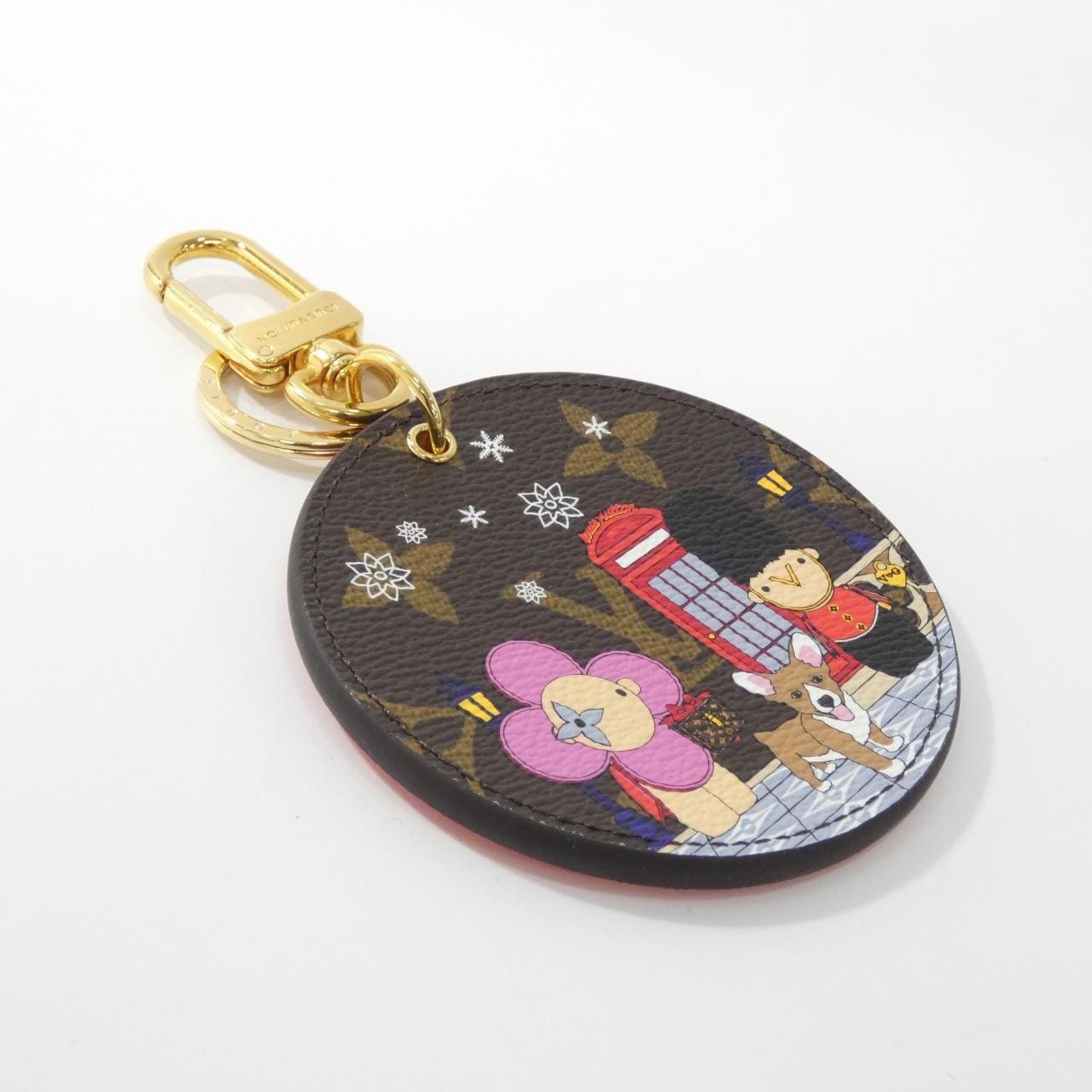 ルイヴィトン ポルト クレ イリュストレ クリスマス M00501 キーリング