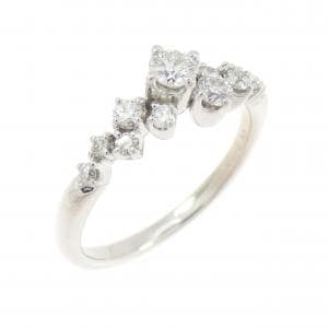 K18WG ダイヤモンド リング 0.30CT