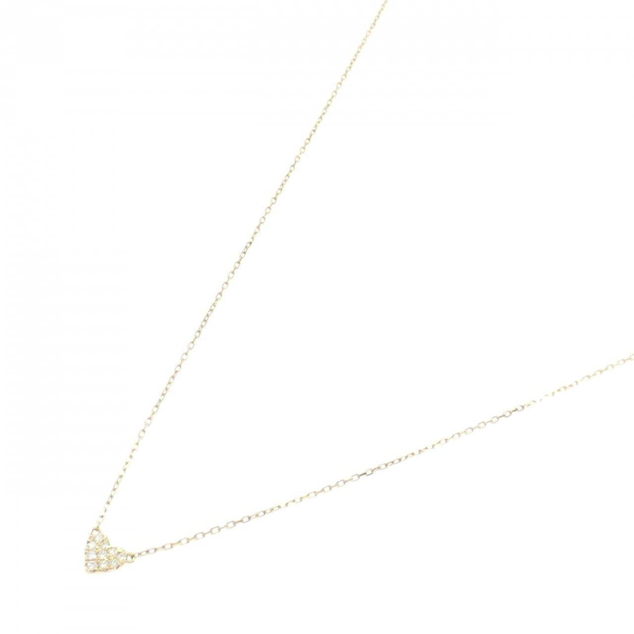 アーカー ハートパヴェ ネックレス 0.05CT