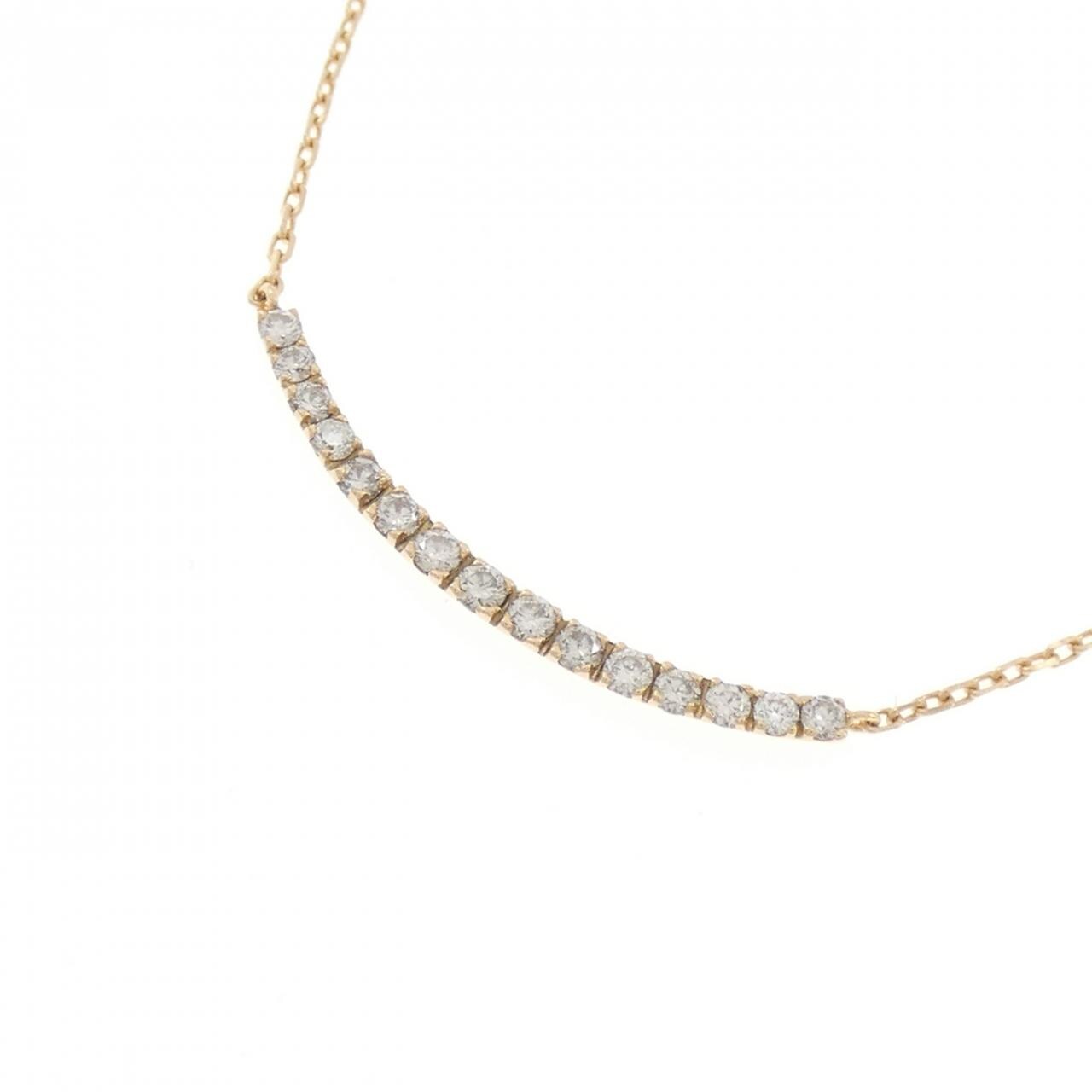 K18YG ダイヤモンド ネックレス 0.20CT