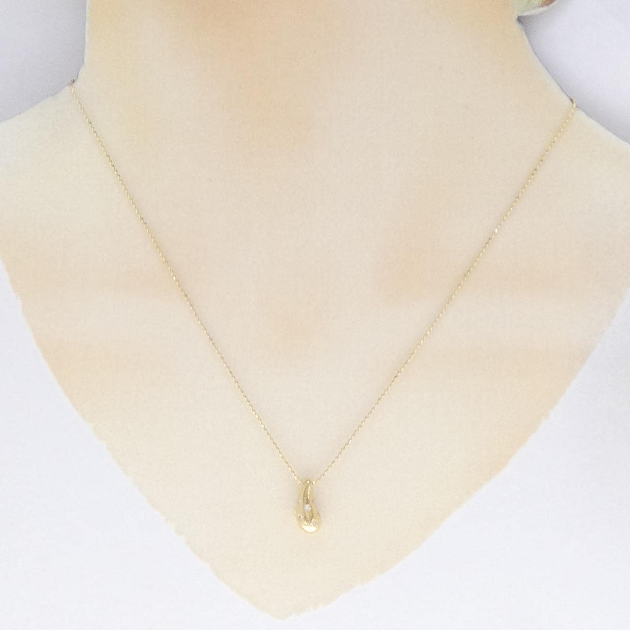 K18YG ダイヤモンド ネックレス 0.07CT