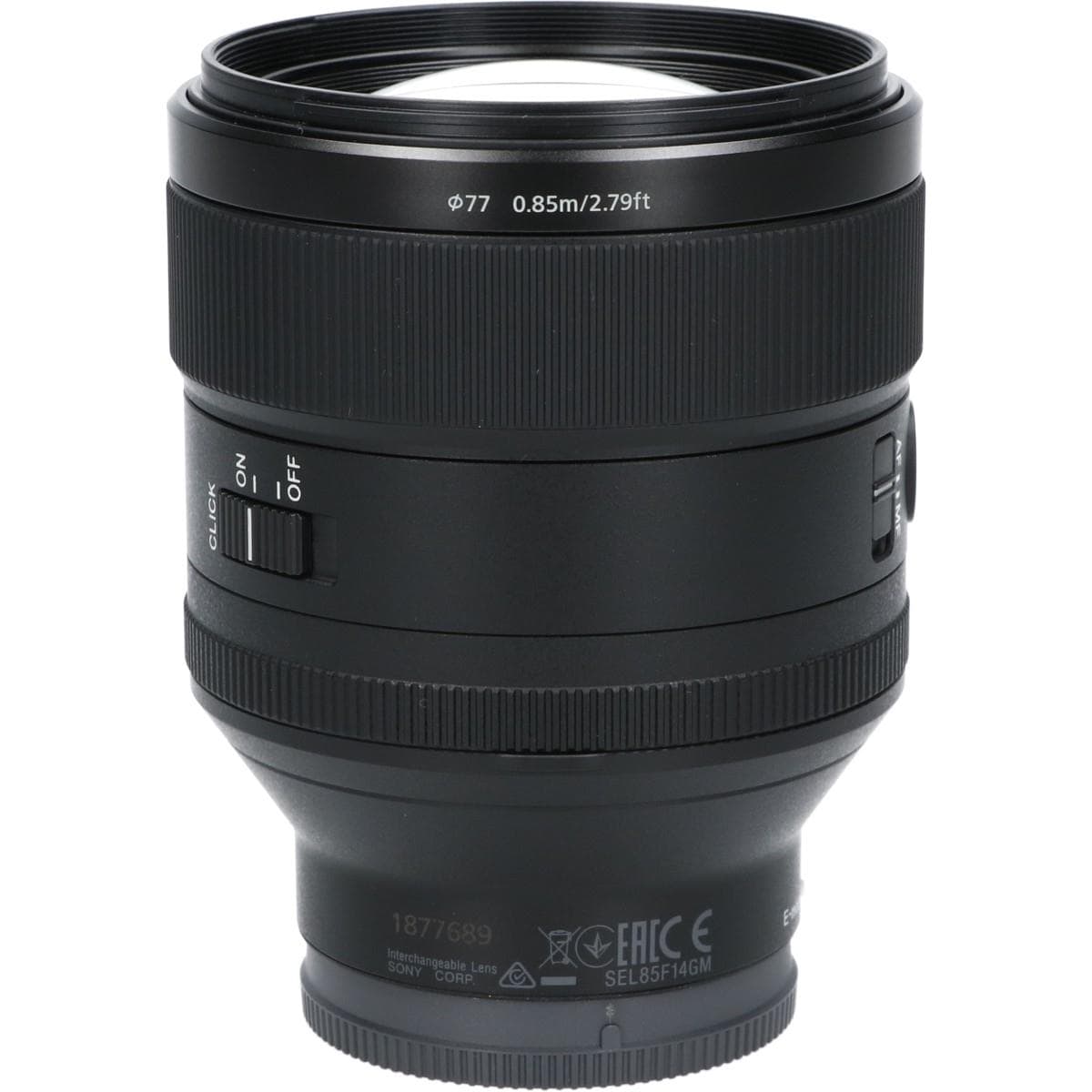 ＦＥ８５ｍｍ　Ｆ１．４ＧＭ（ＳＥＬ８５Ｆ１４ＧＭ）