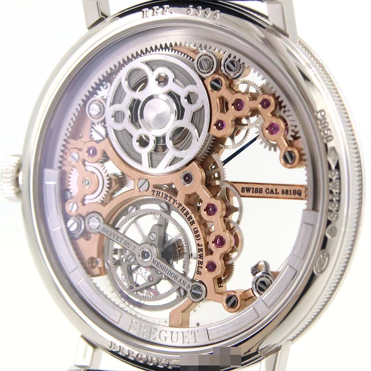 ブレゲ クラシックトゥールビヨンエクストラフラット PT 5395PT/RS/9WU PT 自動巻