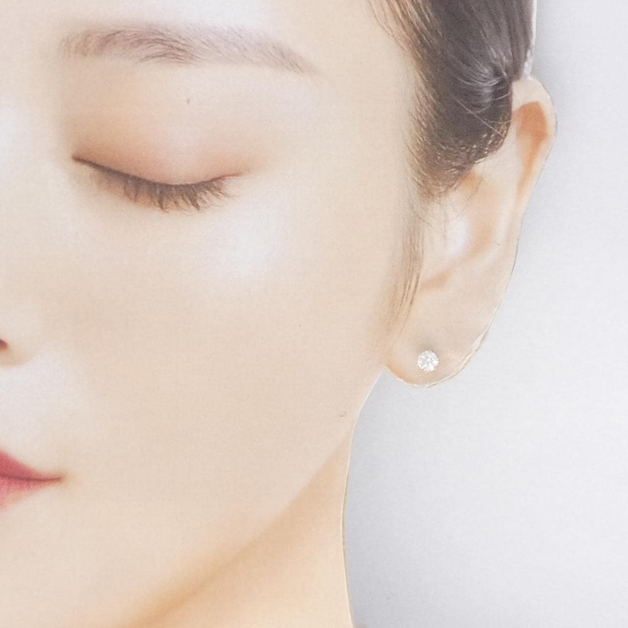 【再加工款】K18YG/ST鑽石耳環 0.309克拉 0.318克拉 D色 VS2淨度 3EXT H&C