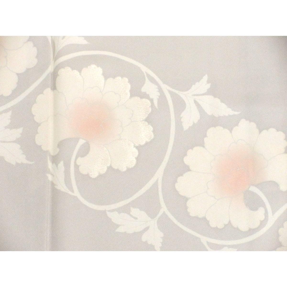 訪問着　友禅加工刺繍入り