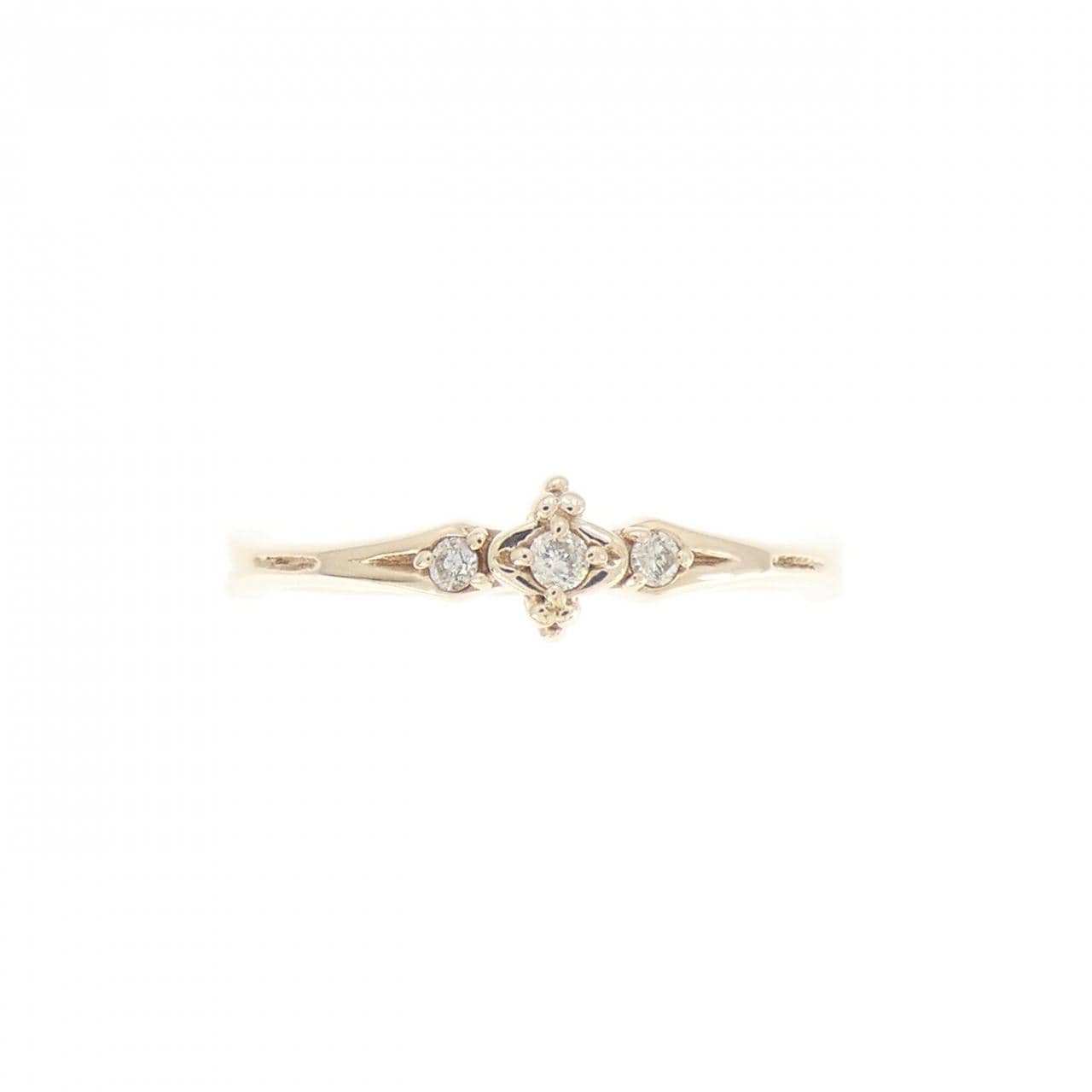 アガット ダイヤモンド リング 0.034CT