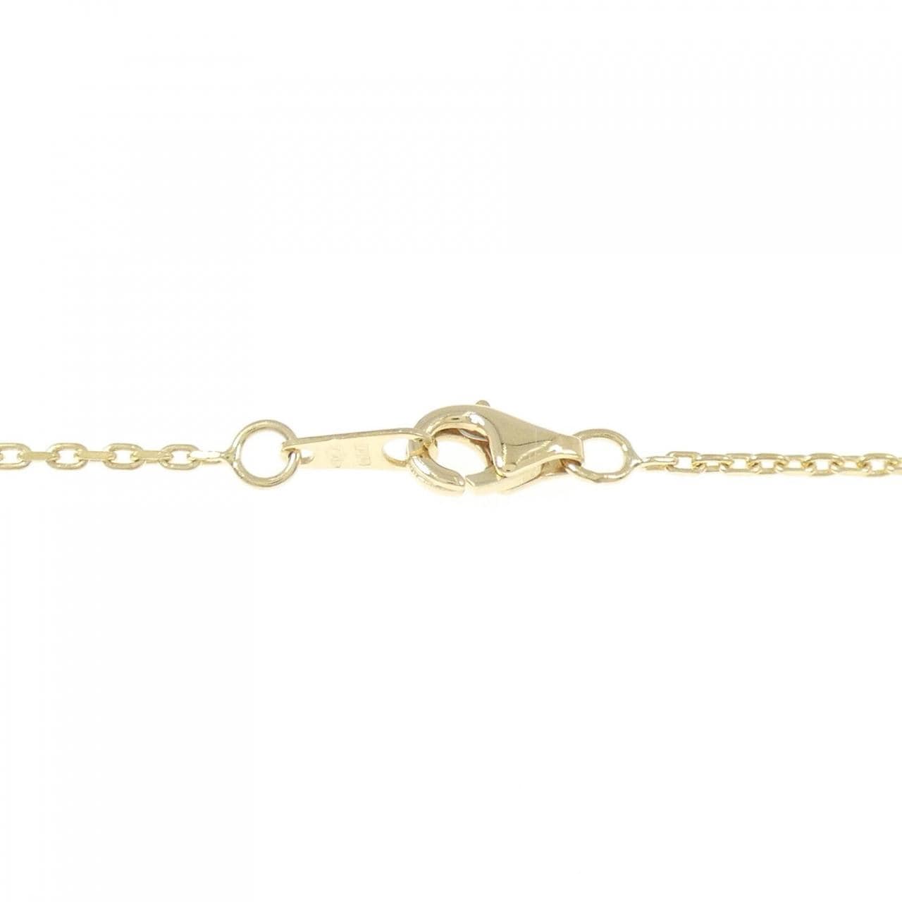 750YG スカル ダイヤモンド ネックレス