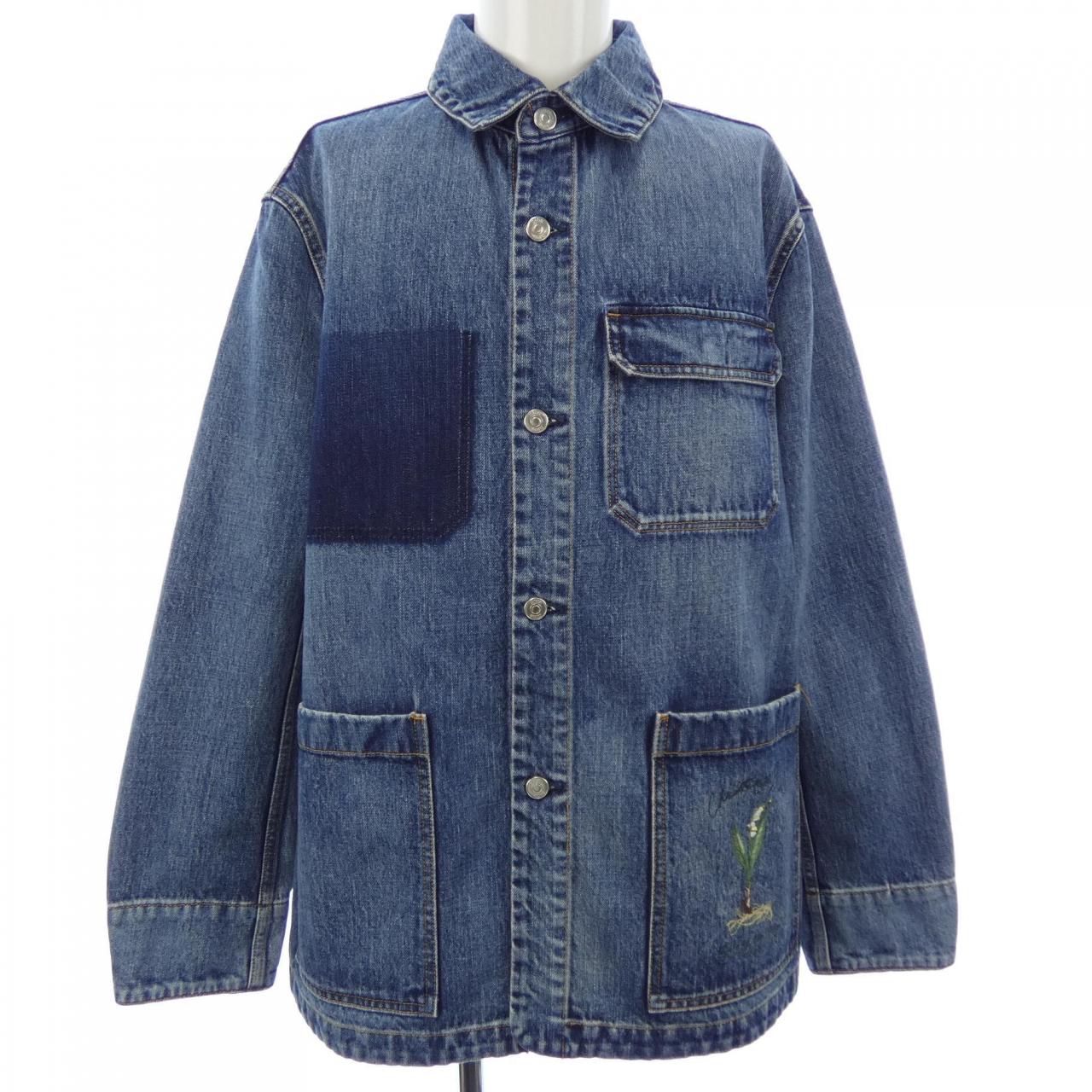 ディオール DIOR LILY OF THE VALLEY OVERSHIRT 493D493AY552 デニムジャケット