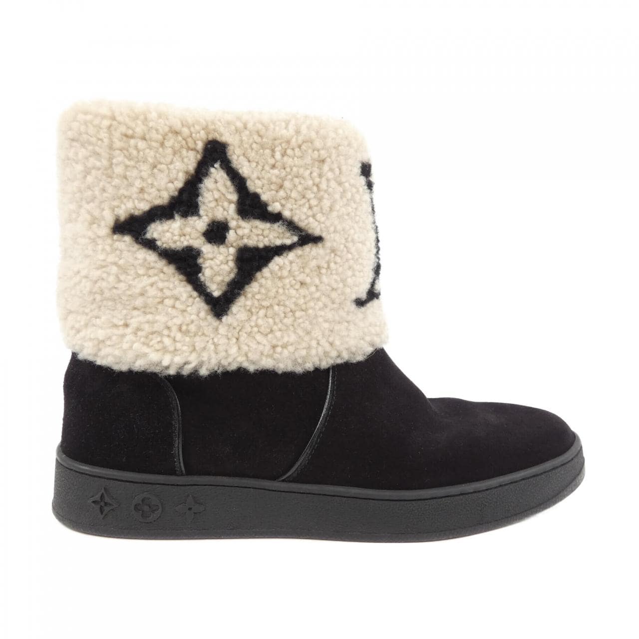 ルイヴィトン LOUIS VUITTON SNOW DROP FLAT ANKLE スノードロップライン ブーツ
