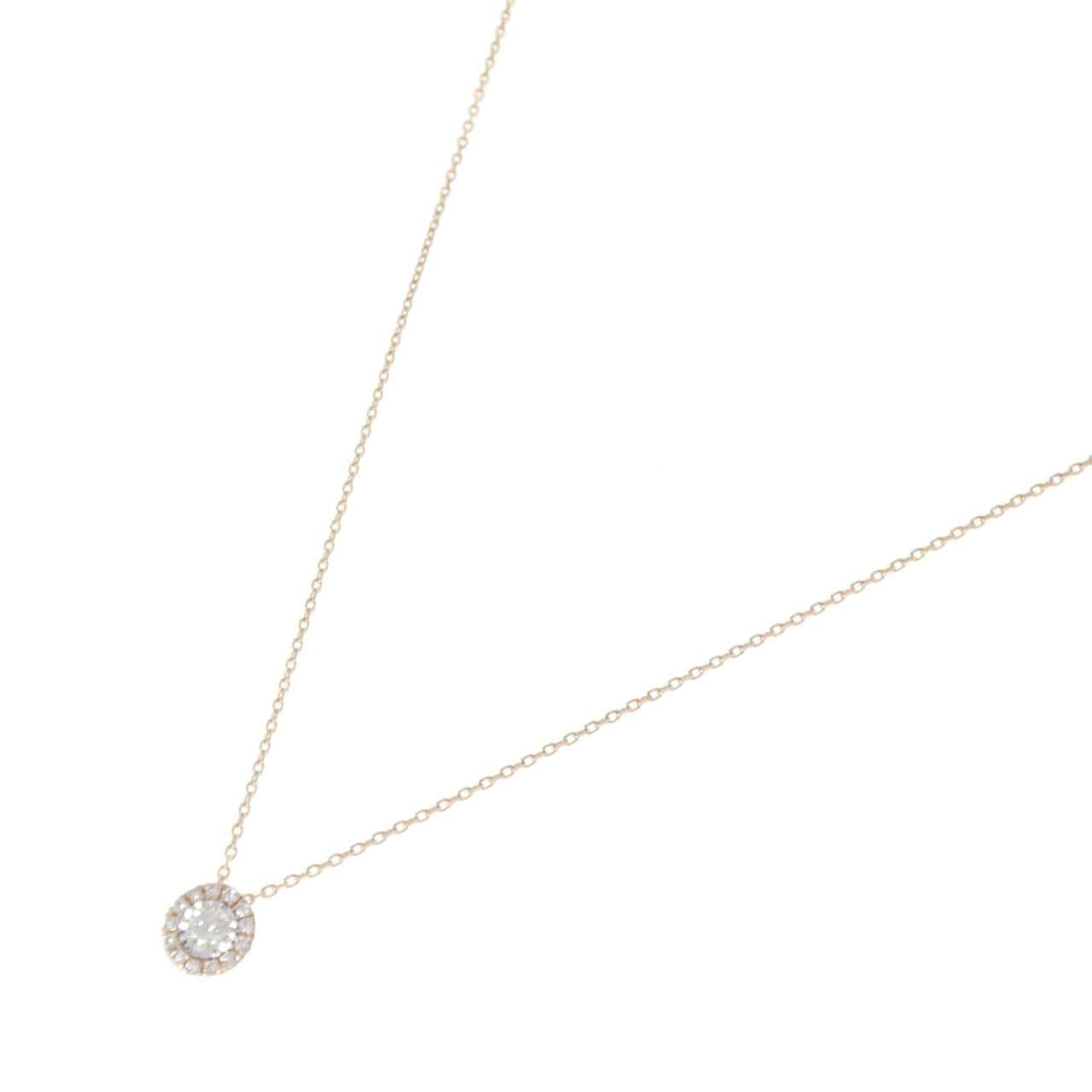 K18PG/K18WG ダイヤモンド ネックレス 0.23CT