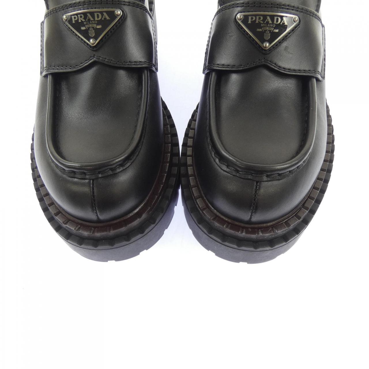プラダ PRADA トライアングルロゴ レザーローファー 2DE148 シューズ