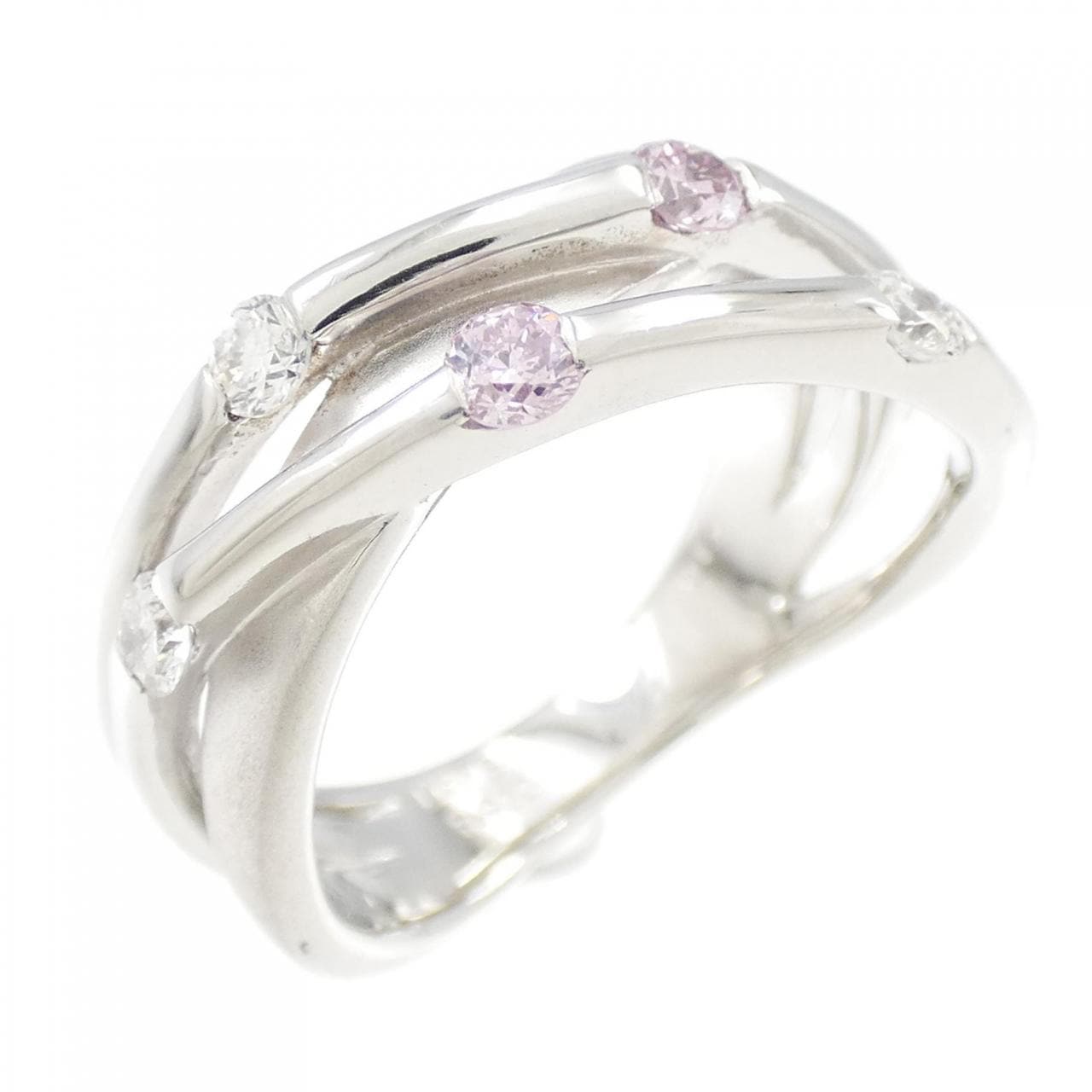 PT Pink diamond ring 0.14CT